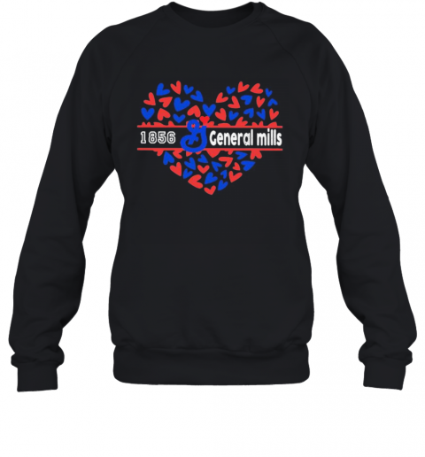 1856 General Mills Logo Hearts T-Shirt - Kingteeshop