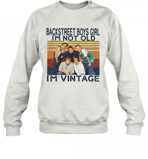 I\'M - Not Girl Old Boys Kingteeshop Vintage T-Shirt Backstreet I\'M