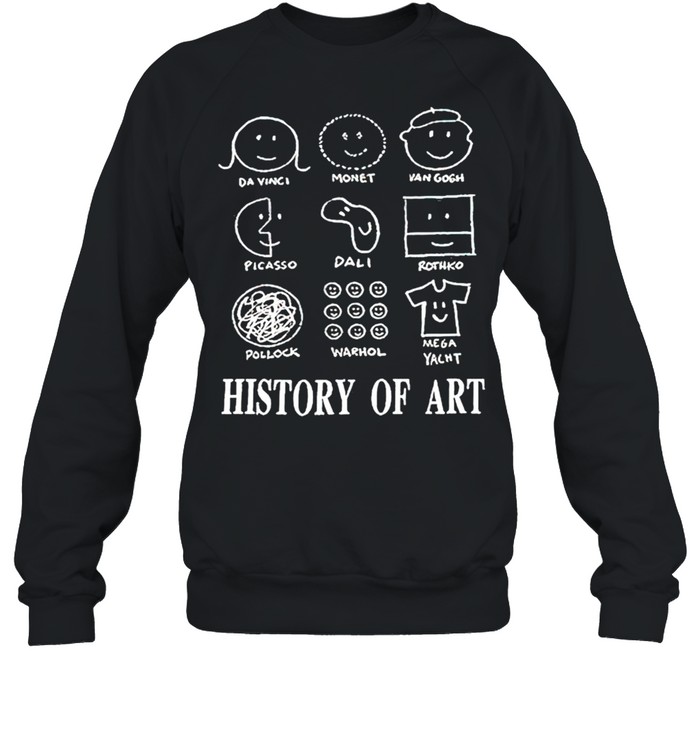 History of art mega yacht shirt - Kingteeshop