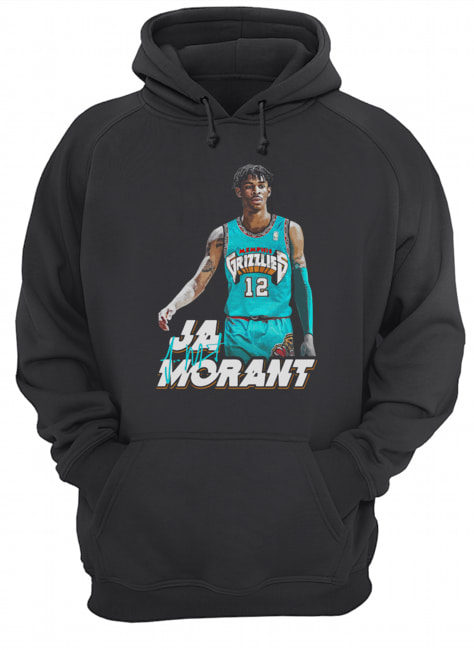 Number 12 Ja Morant Memphis Grizzlies Stadium Essentials Unisex Player  Skyline Bear Shirt, hoodie, sweater, long sleeve and tank top