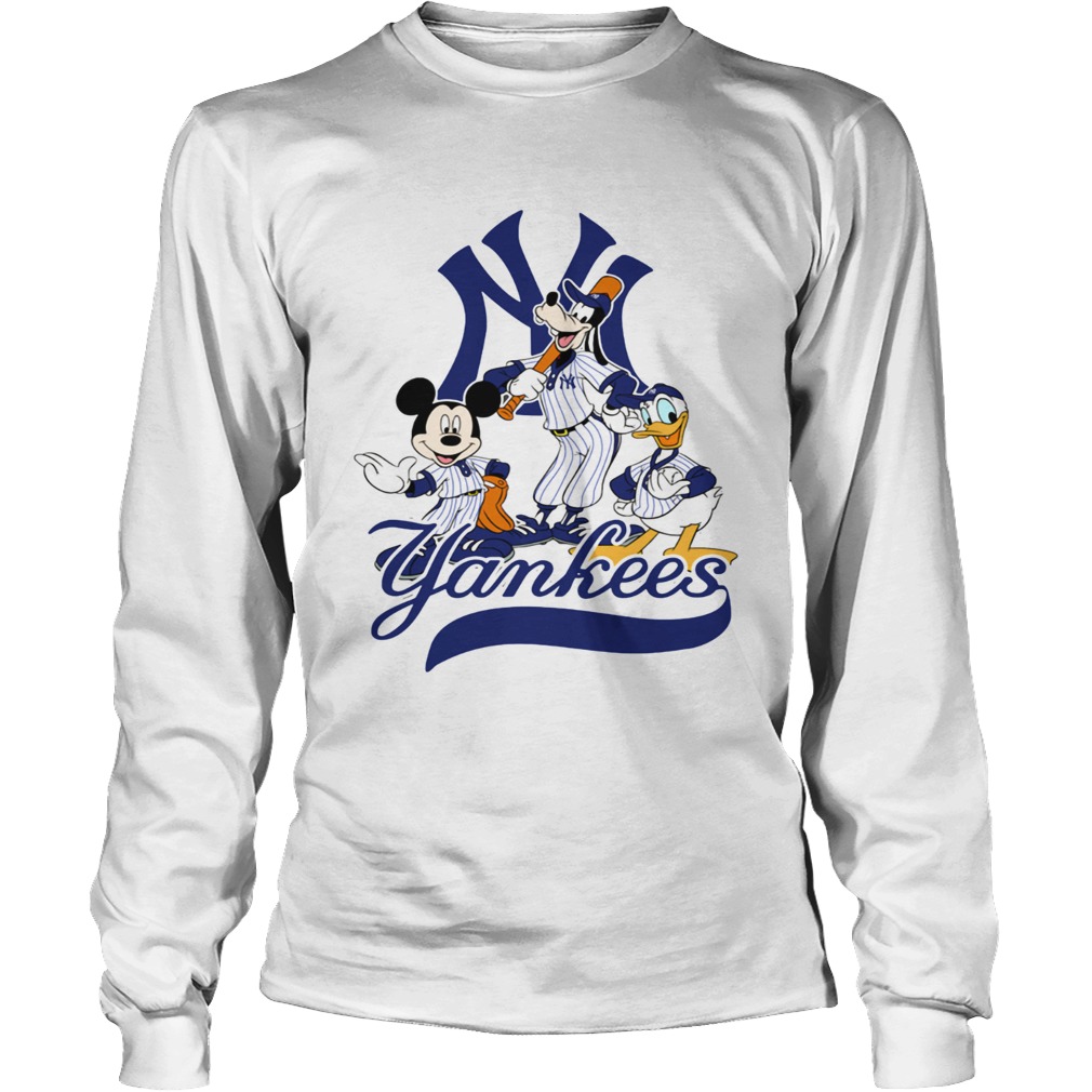 Mickey Mouse Pluto Donald Duck New York Yankees shirt - Kingteeshop