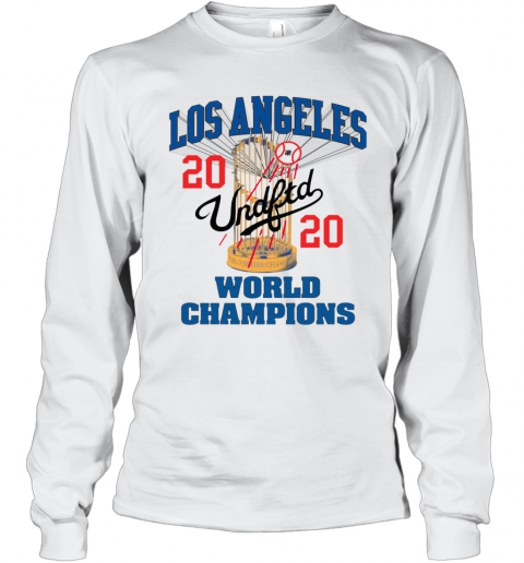 Mlb Los Angeles Dodgers Undefeated 2020 World Championship T-Shirt