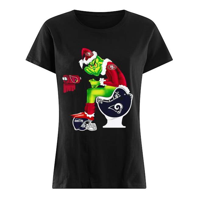 Seattle Seahawks Santa Hat Christmas Light Shirt - Angelicshirt