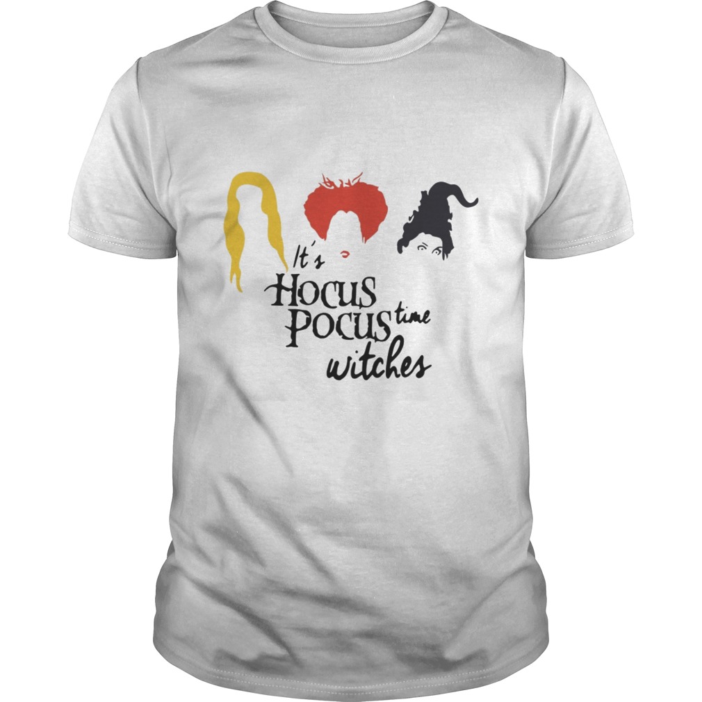 It’s hocus pocus time witches Halloween shirt