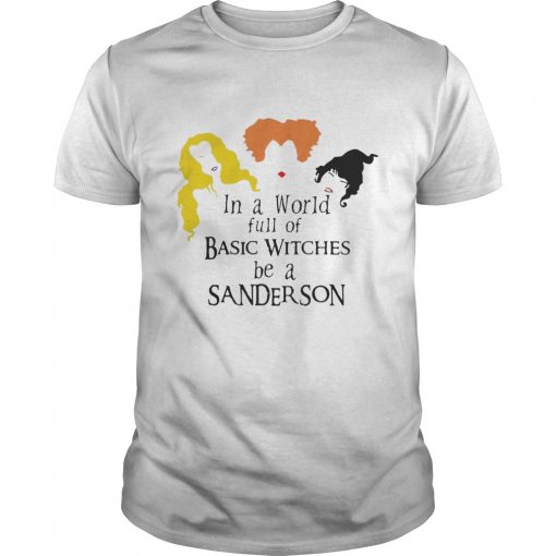Hocus Pocus in a world full of basic witches be a Sanderson shirt