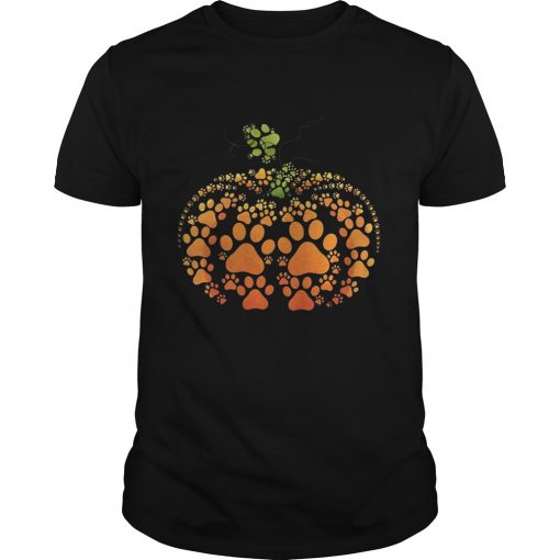 Guys Pumpkin Dog Halloween shirt