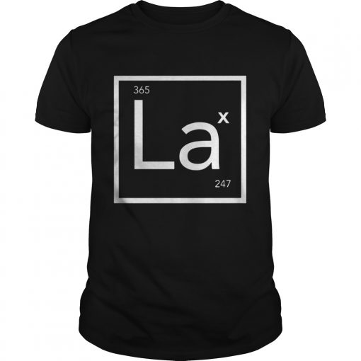 Guys Lacrosse Periodic Element LAX 247 365 shirt