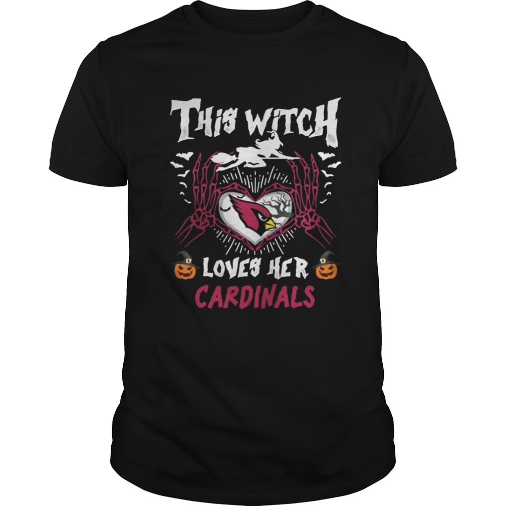 This Witch Loves Her Cardinals Fan Halloween shirt