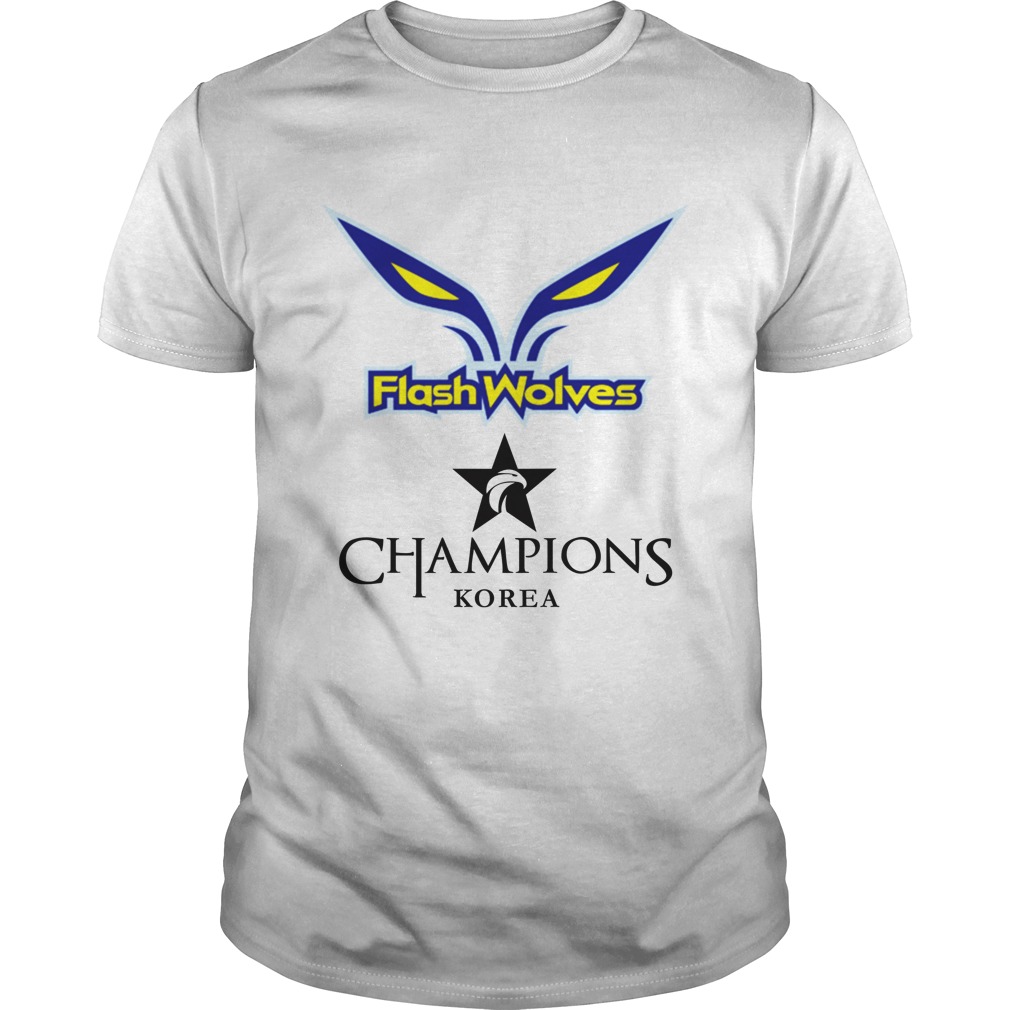 The Championship Lol Esports 2018 Flash Wolves Shirt