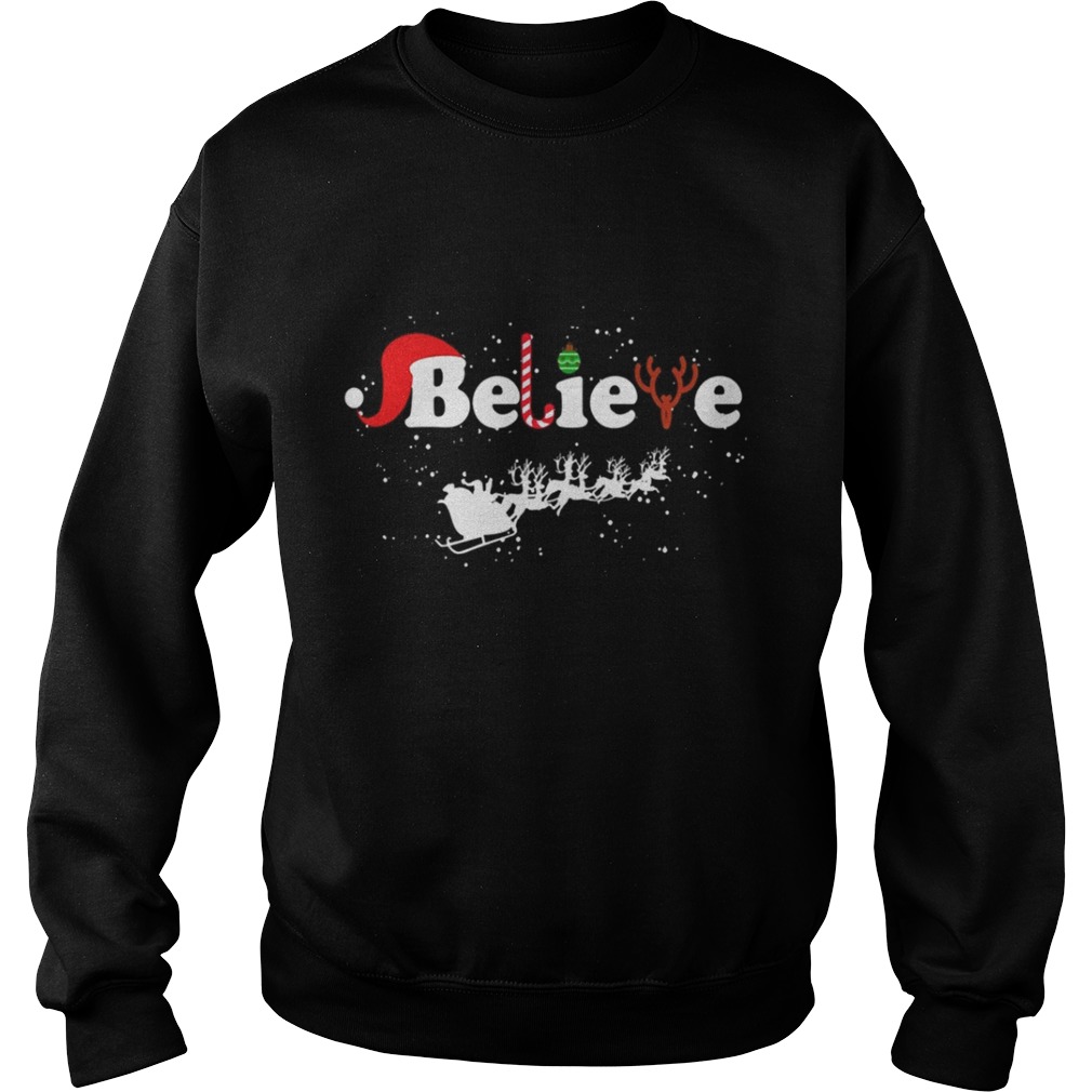 Believe in Santa Claus Christmas shirt
