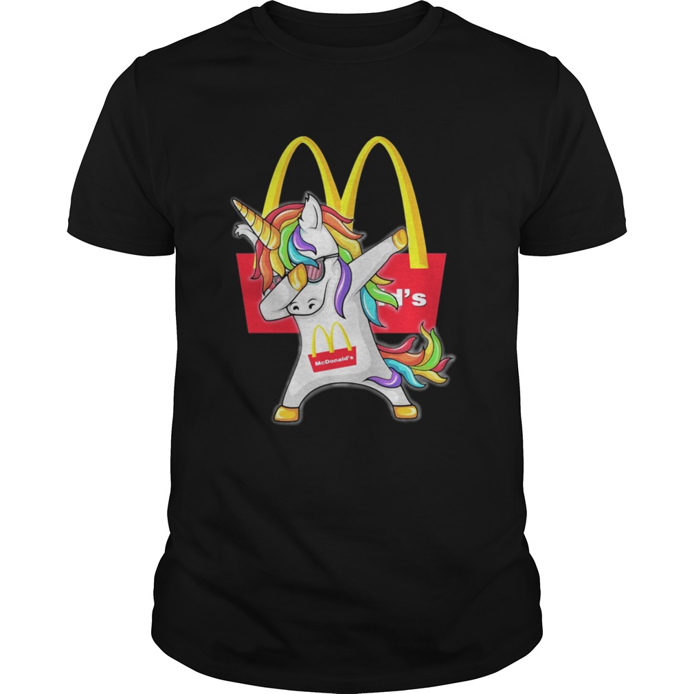 McDonald’s Unicorn Dabbing shirt