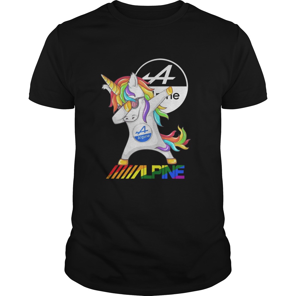 Alpine Electronics Unicorn Dabbing shirt