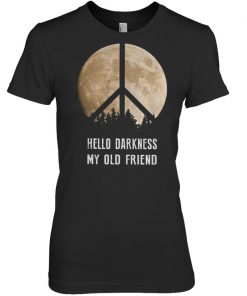 Hippie moon hello darkness my old friend shirt