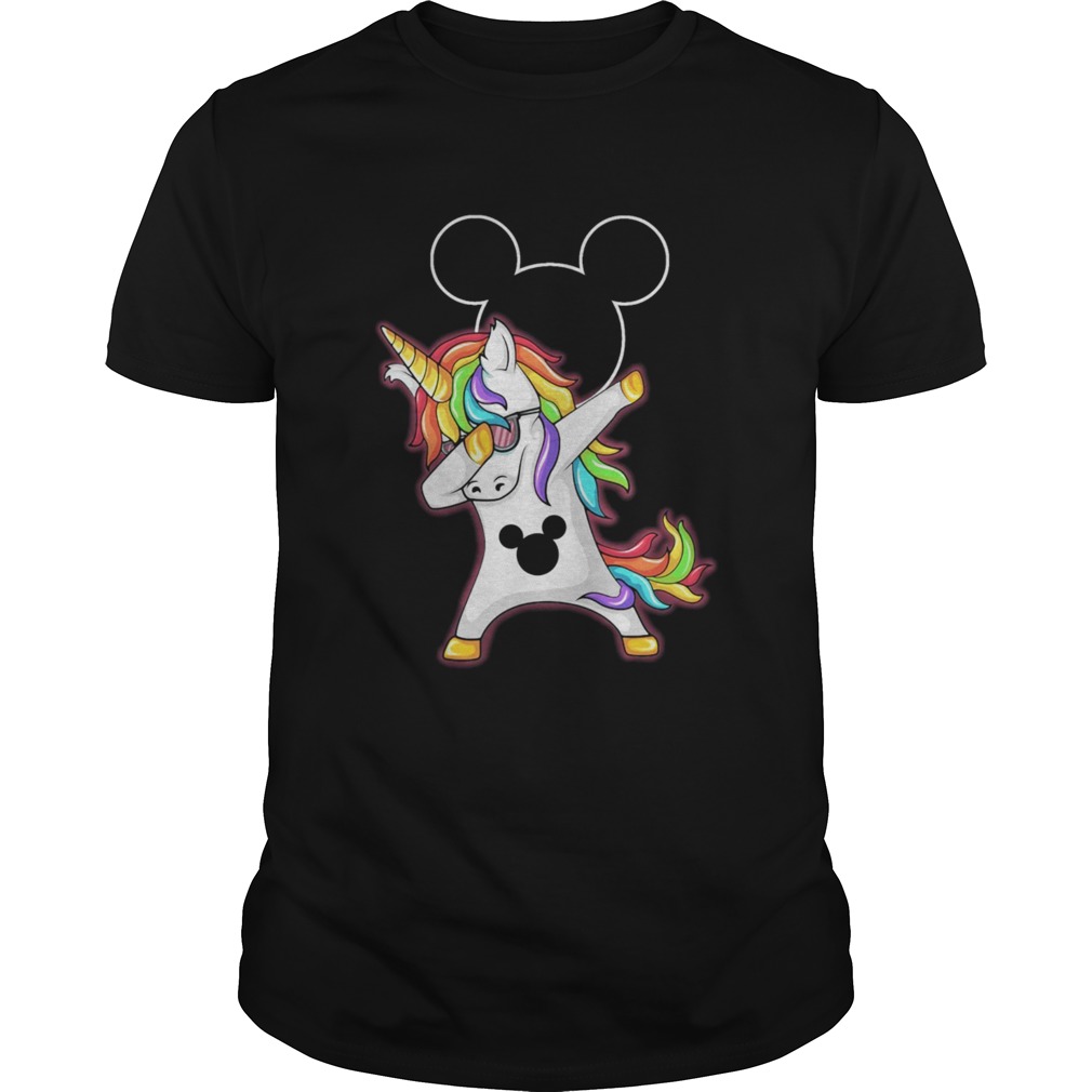 Mickey Unicorn Dabbing shirt