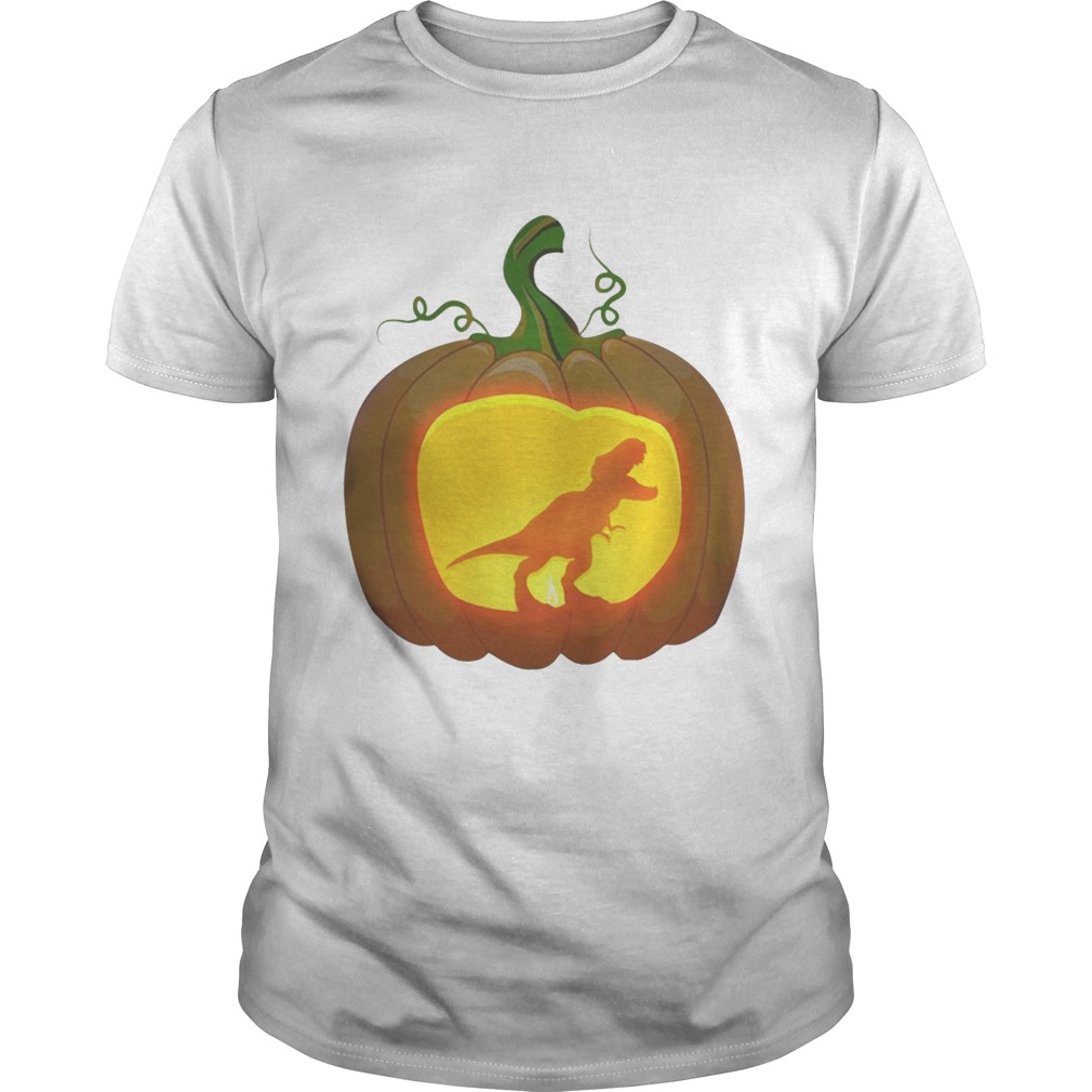 Pumpkin Dinosaur T-rex shirt