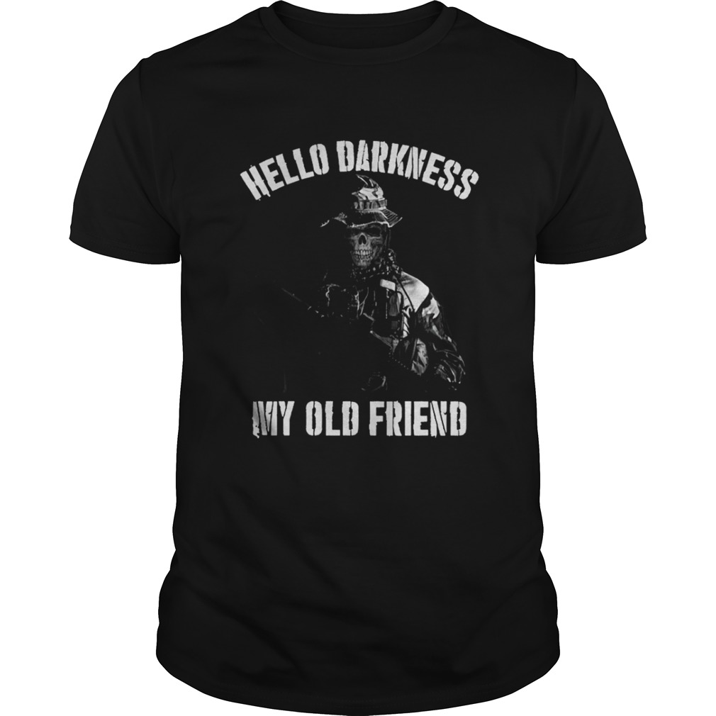 Veteran hello darkness my old friend shirt