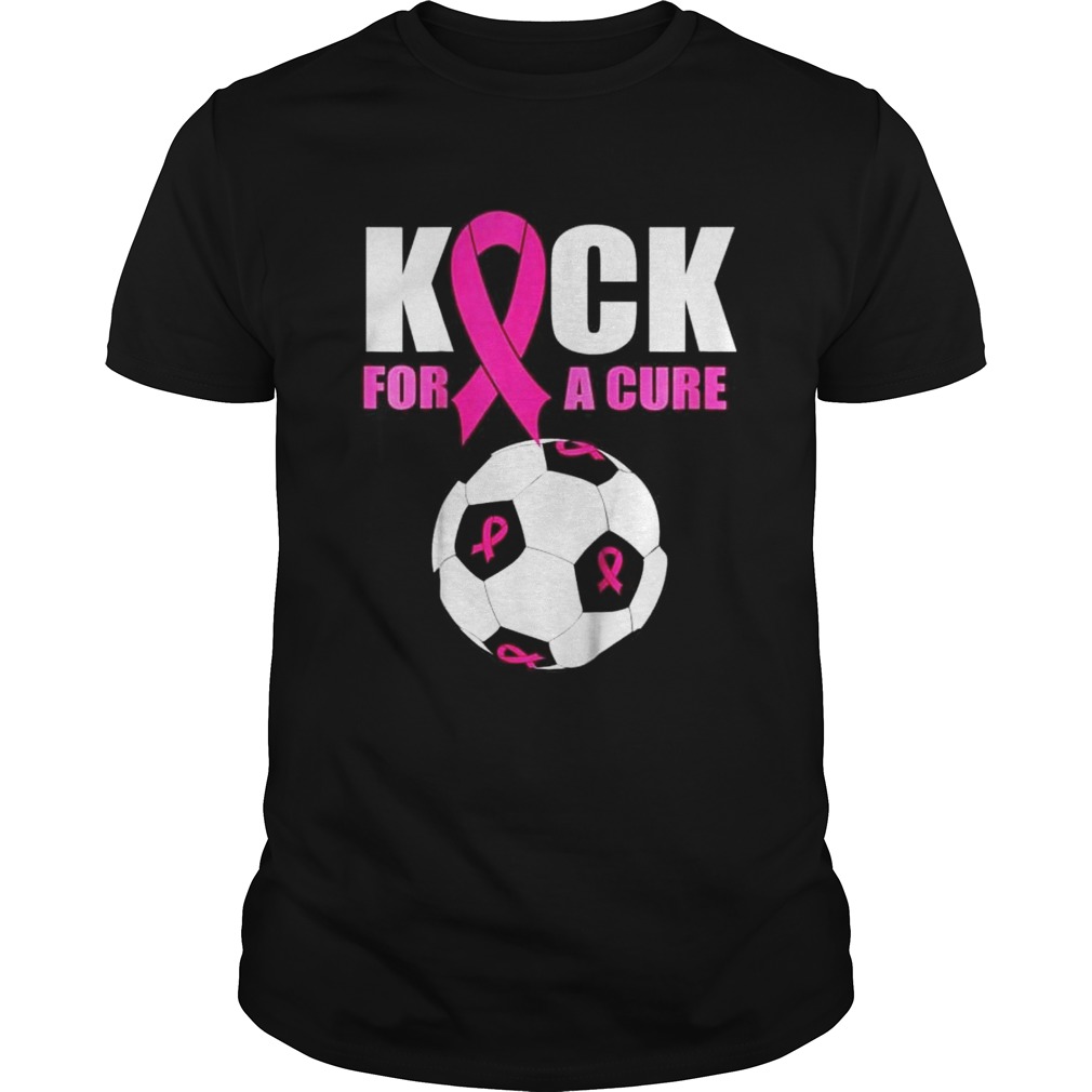Kids Pink Ribbon Soccer Ball T Shirt