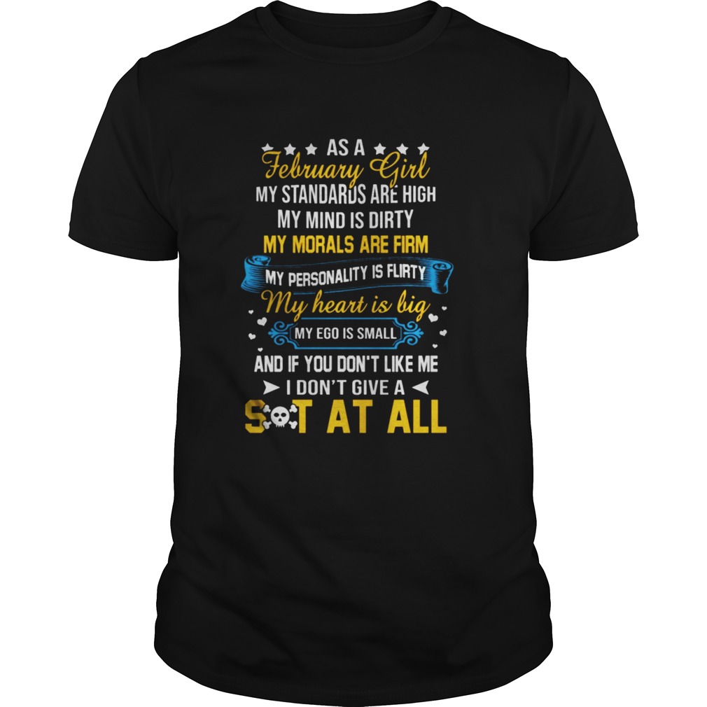 As A February Girl Awesome T shirt