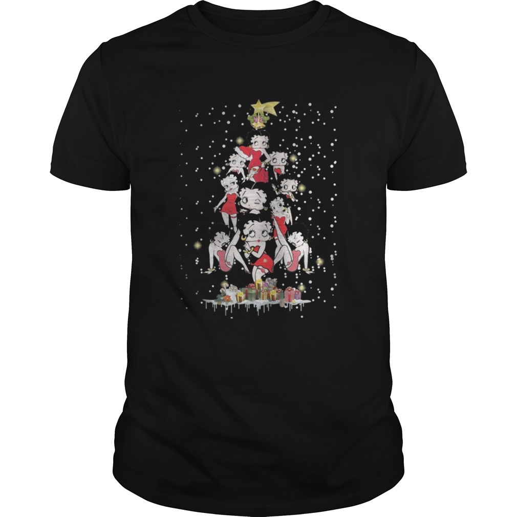 Betty Boop Christmas tree shirt