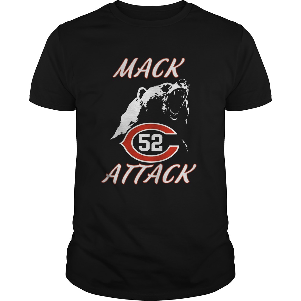 Mack Attack 52 Bear Beast Chicago Football shirt