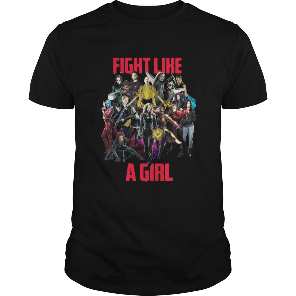 Official Marvel Girl fight like a girl shirt