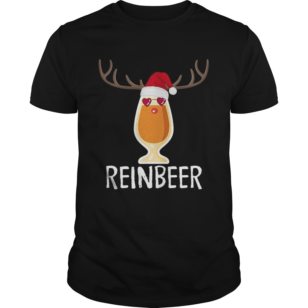 Reinbeer TShirt Funny Christmas Gift For Beer Lovers TShirt