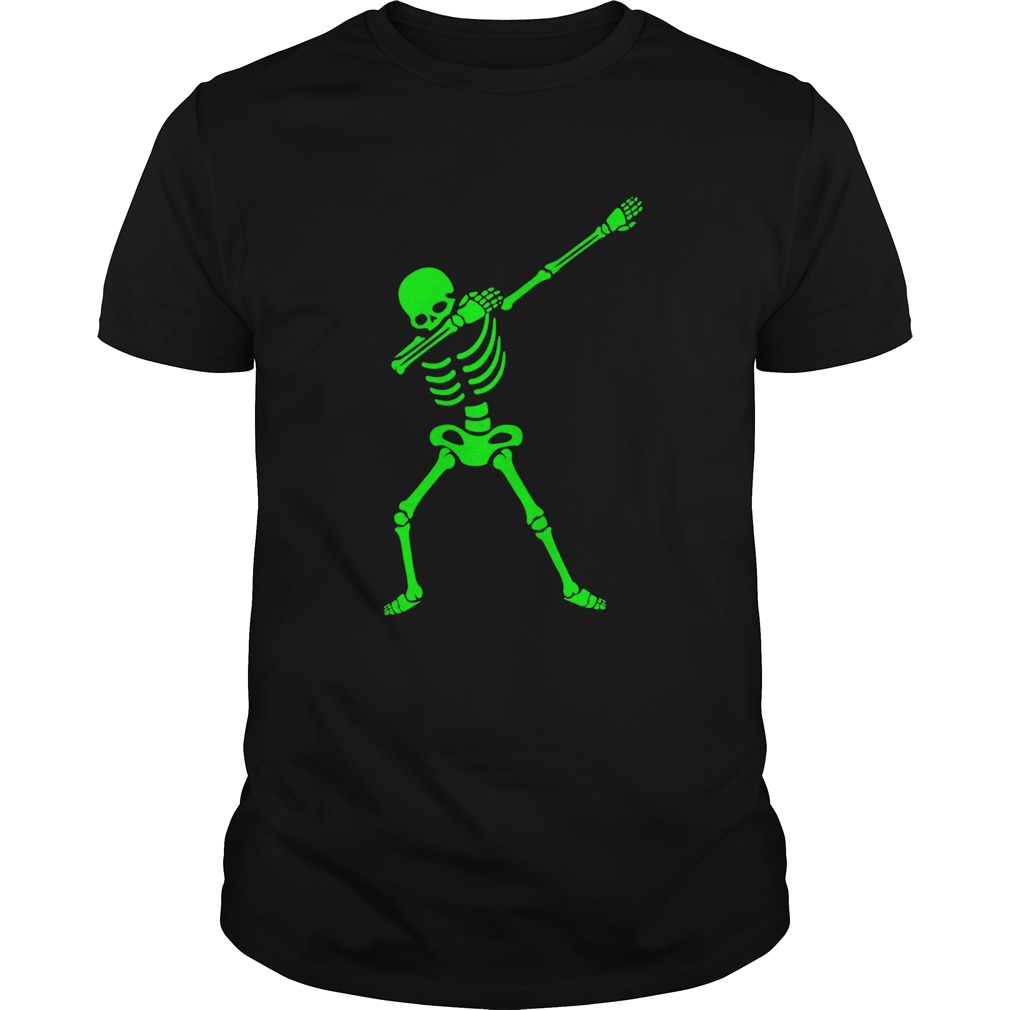 The Dabbing Skeleton ShirtHalloween TShirt Human Skeleton