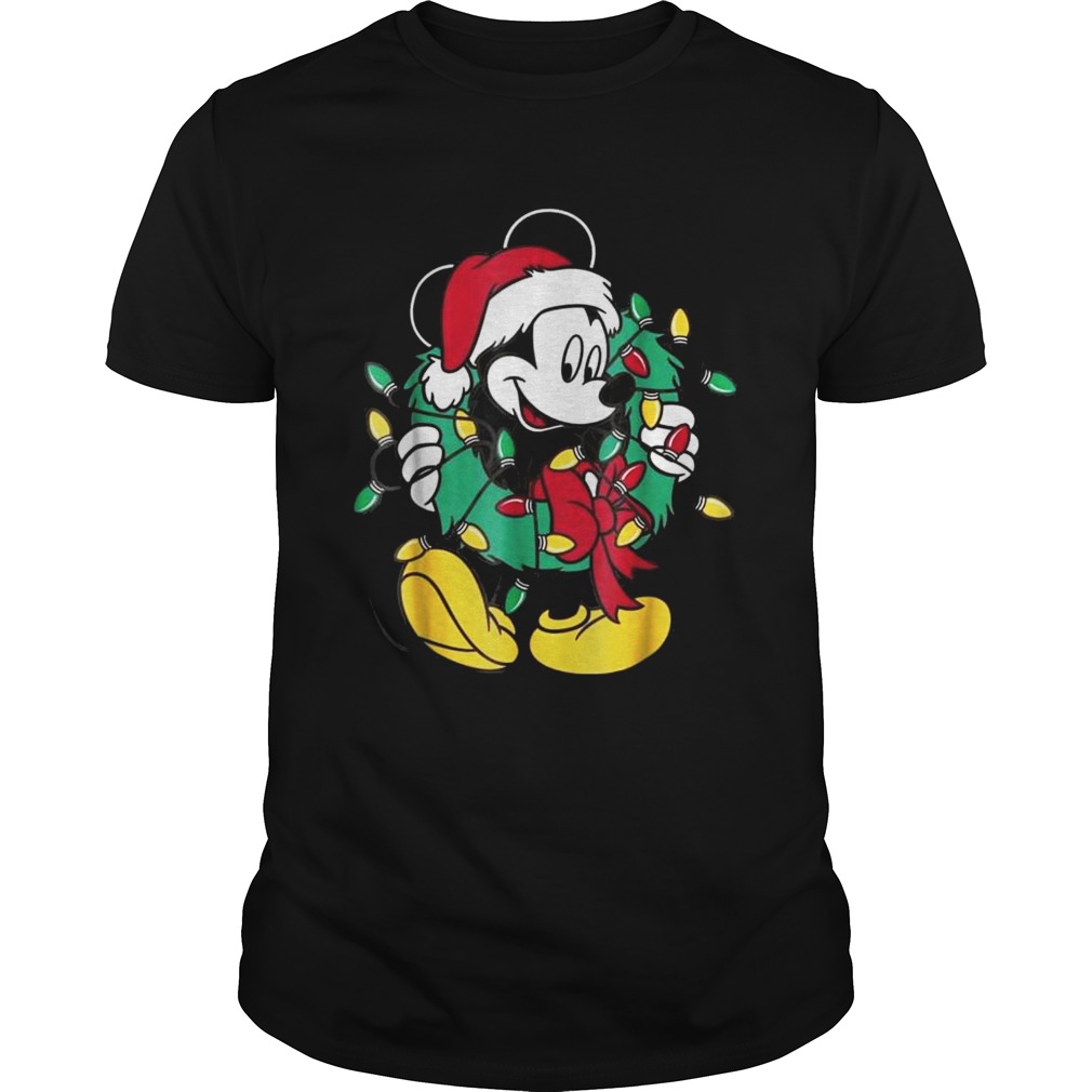 The Disney Mickey Mouse Christmas Lights TShirt