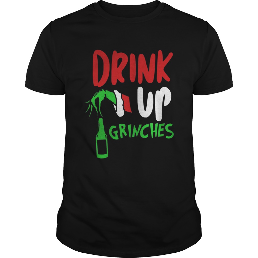Bartender drink up Grinches Christmas shirt