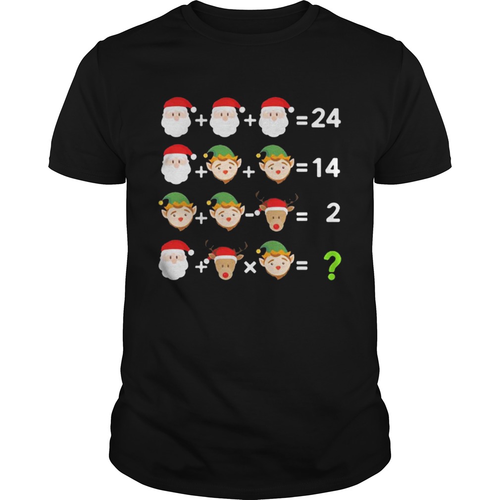 Bedmas Math Equation Math Teacher Christmas shirt