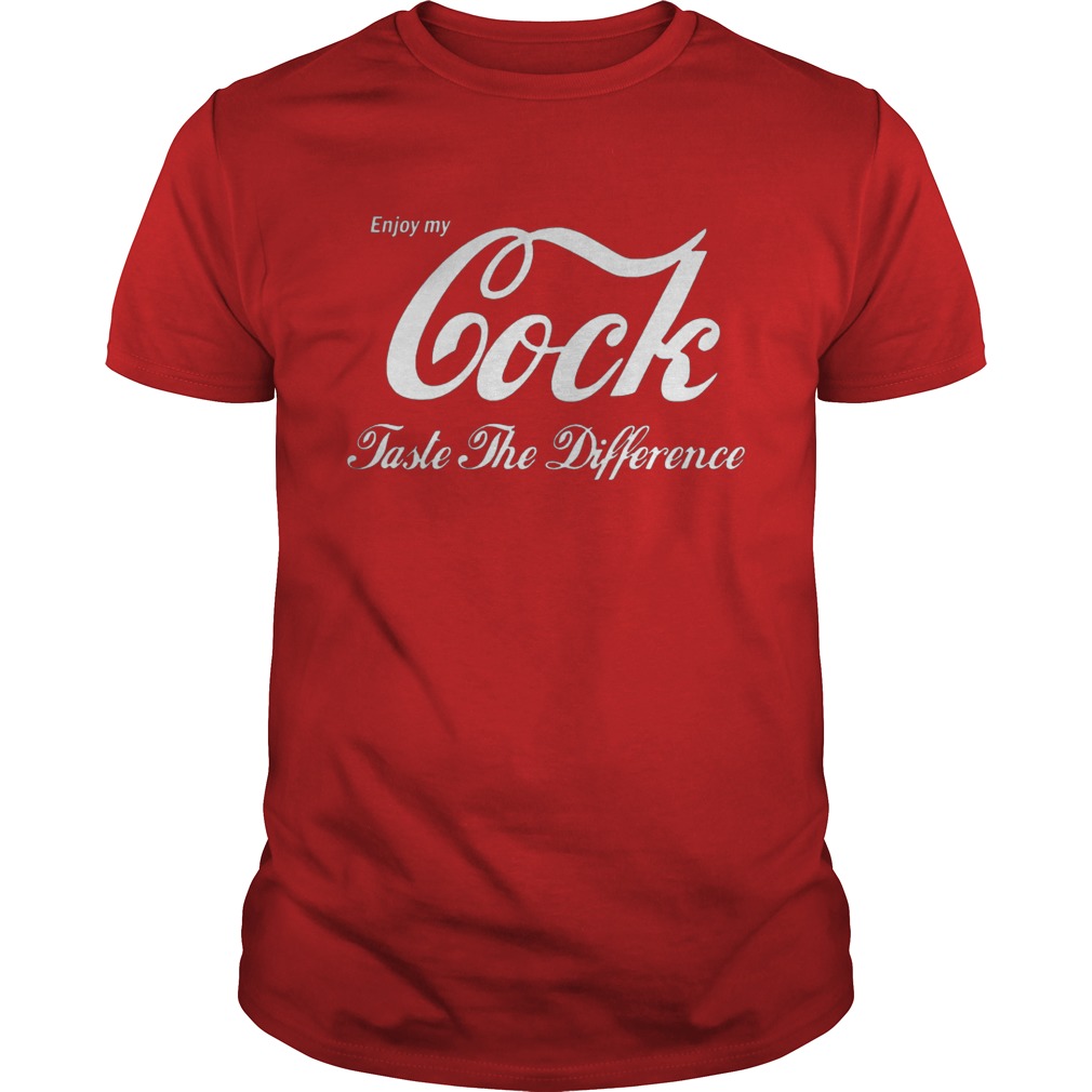 Enjoy my Cock taste the difference Christmas shirt