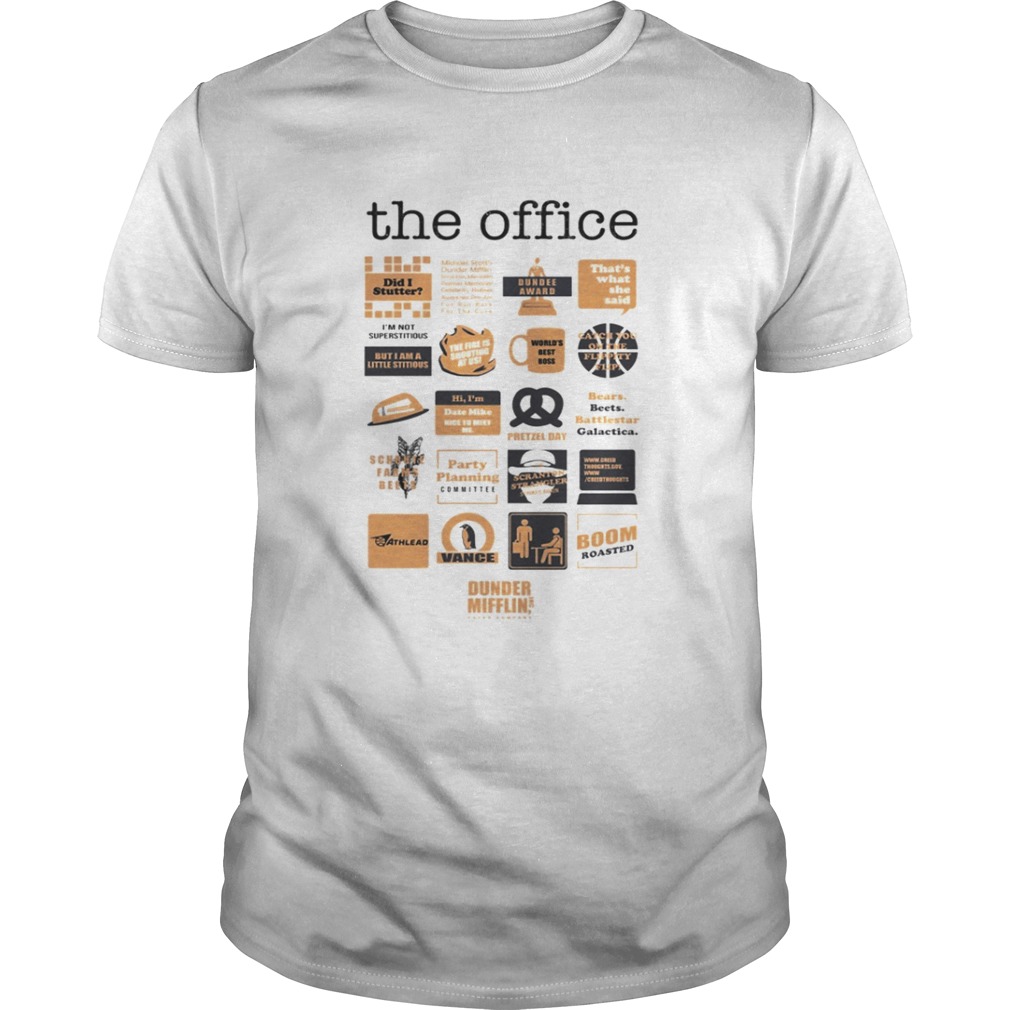The Office quote mash-up shirt
