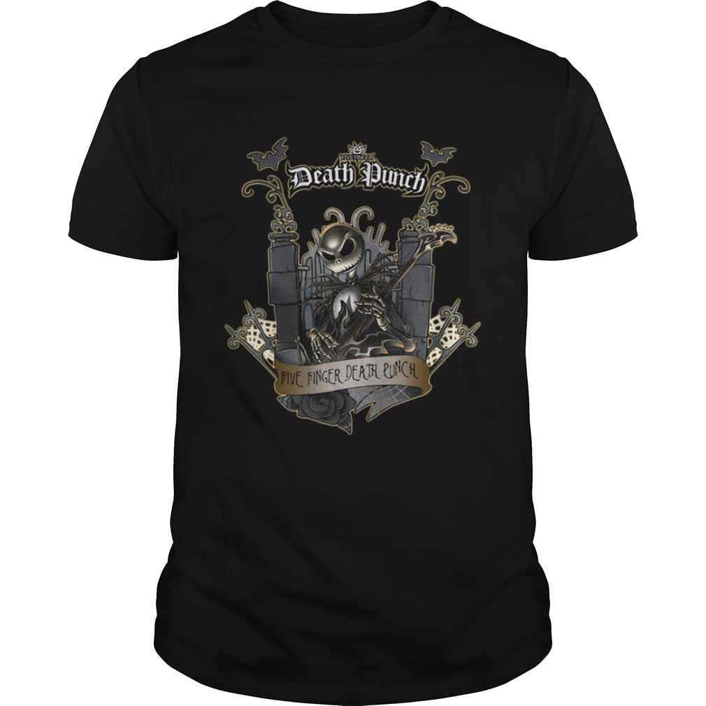 Jack Skellington Five Finger Death Punch shirt