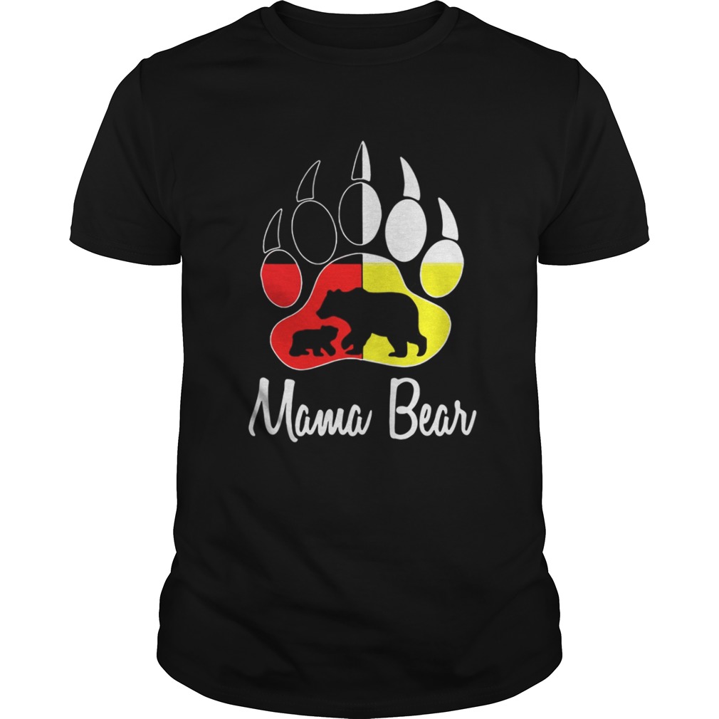 Mama Bear Plaid O-Neck Shirt