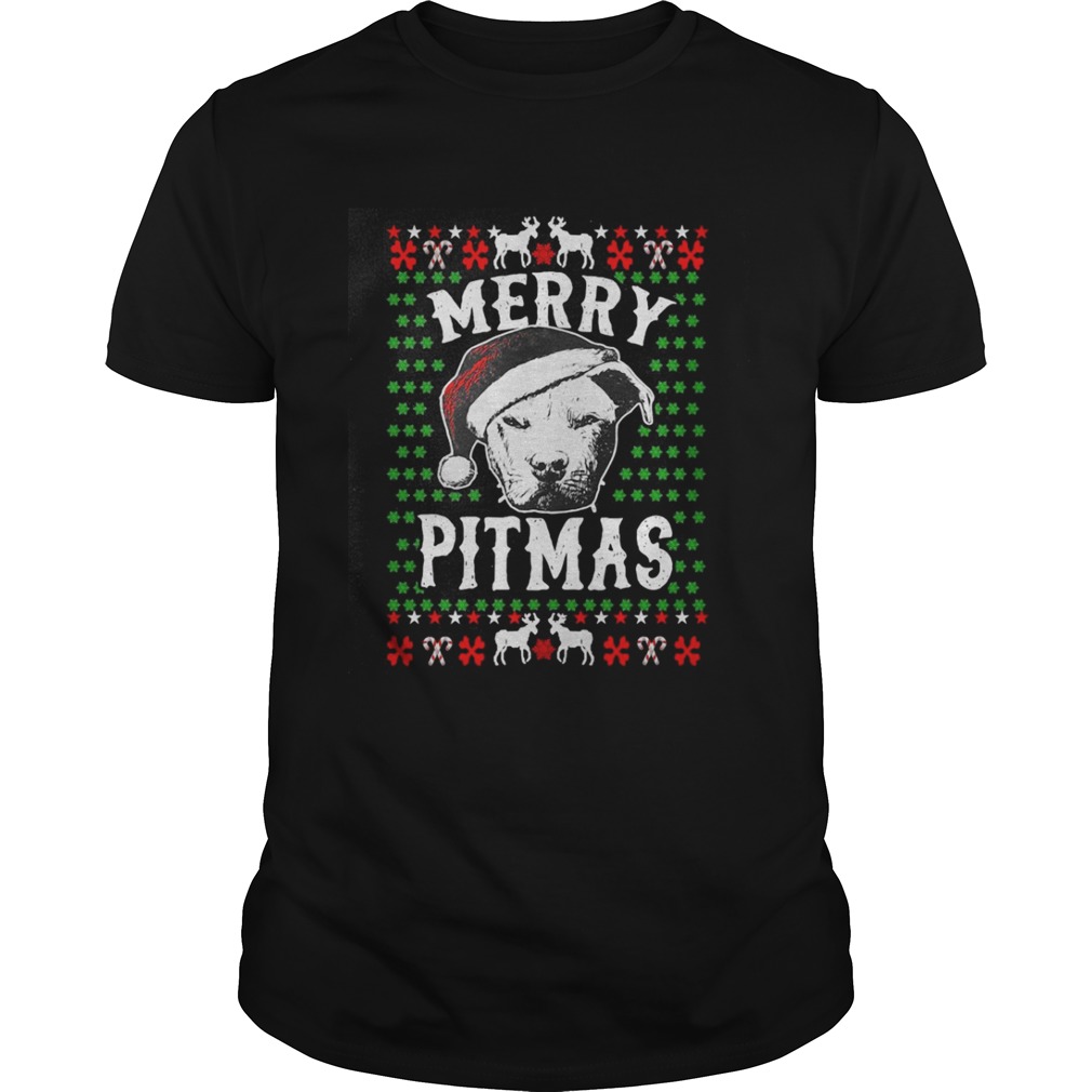 Merry Pitmas Women’s Ugly Xmas Shirt