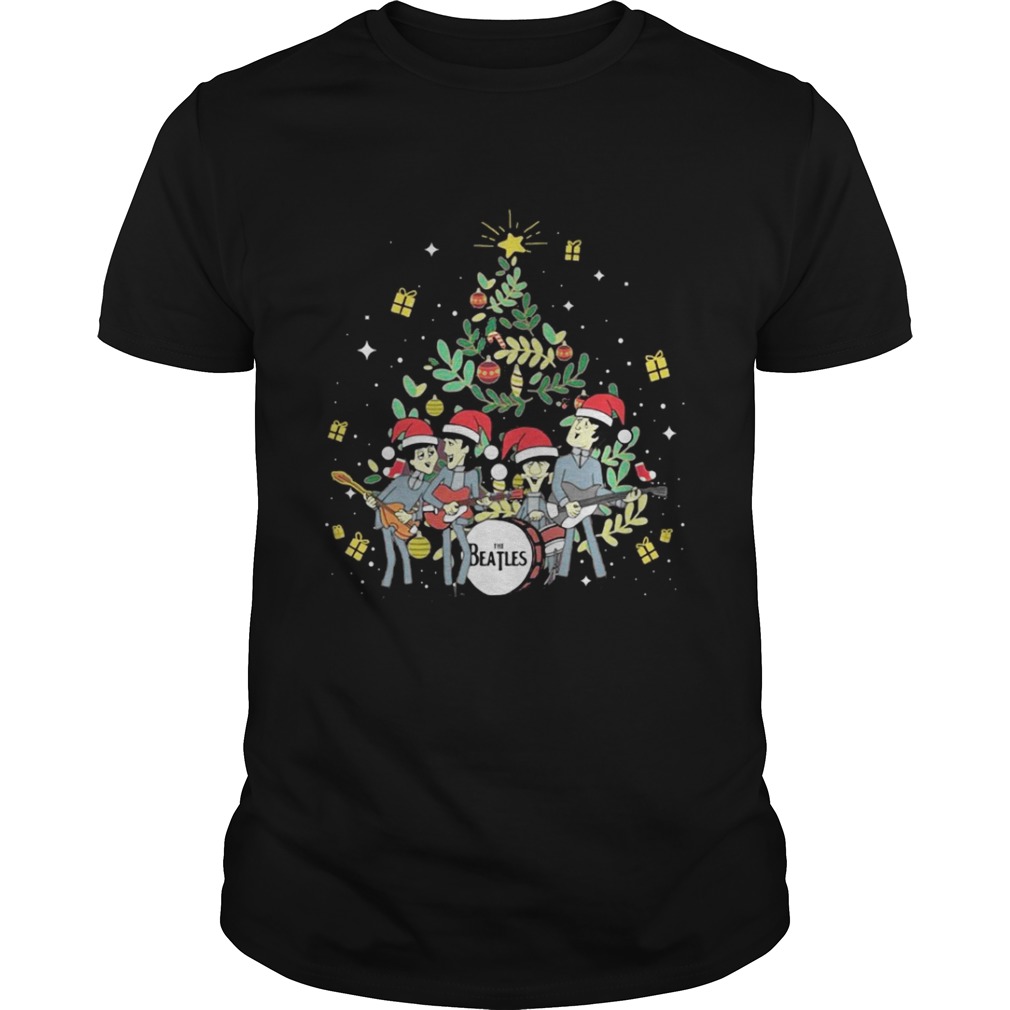 The Beatles and Christmas tree shirt