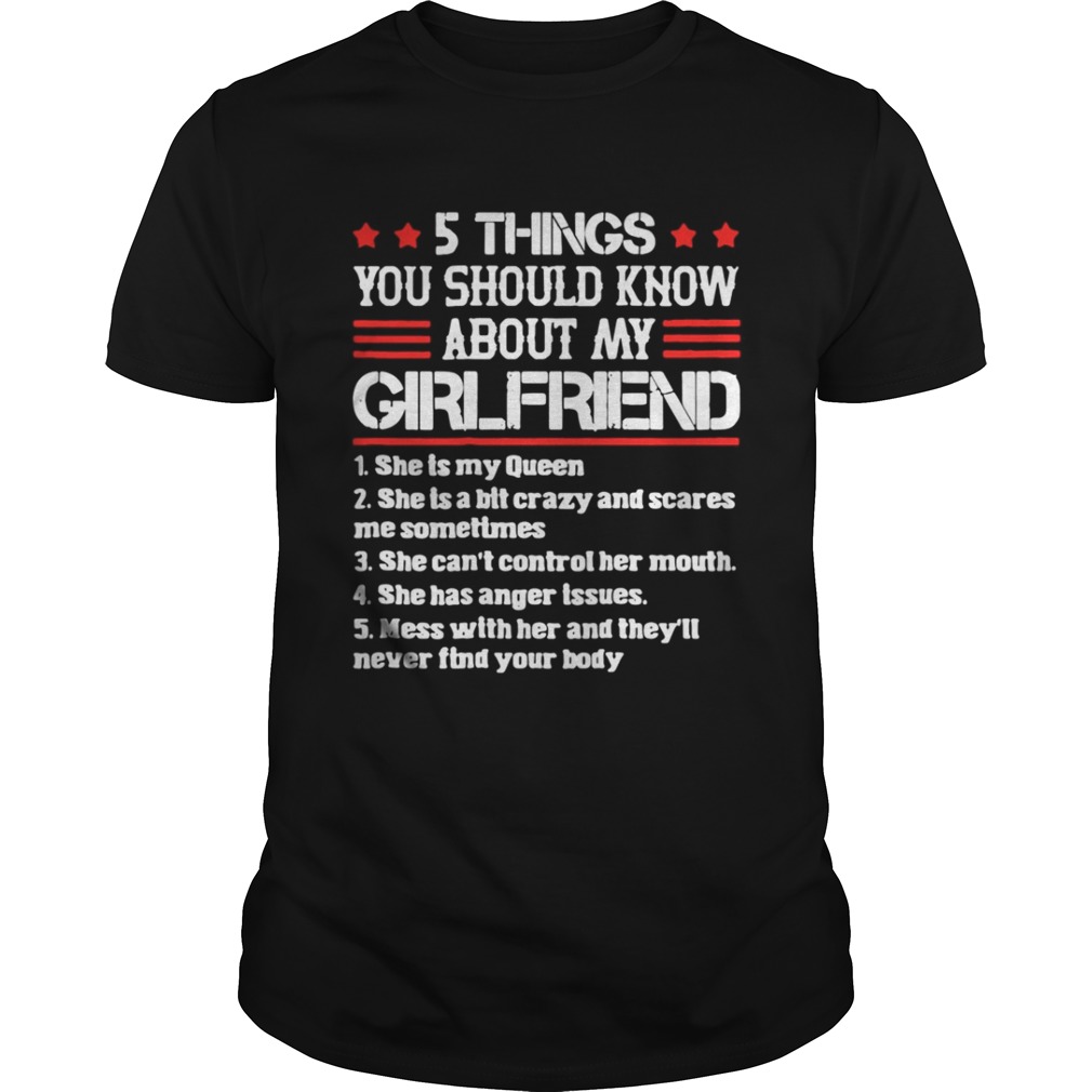 5 Things You Should Know About My Girlfriend Shirt