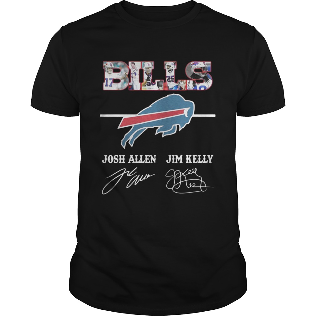 Buffalo Bills Josh Allen and Jim kelly shirt