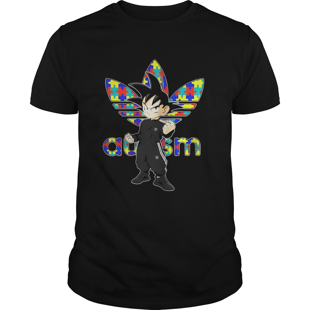 Goku Adidas Autism Awareness Shirt