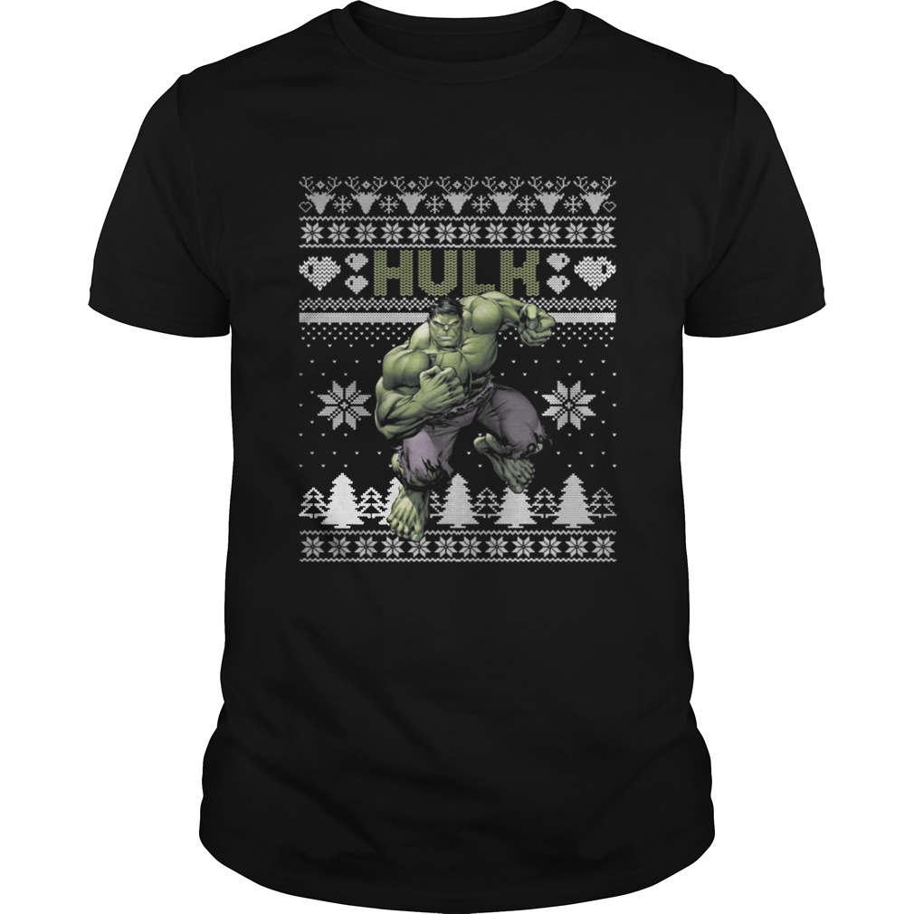 Hulk Marvel ugly christmas shirt