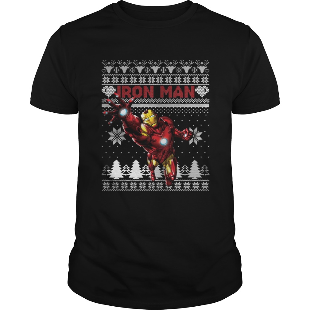 Iron Man Marvel ugly christmas shirt