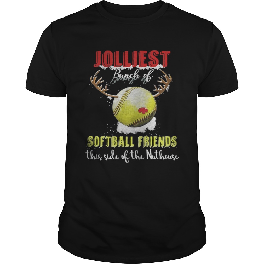 Jolliest Bunch Of Softball Friends Sweater