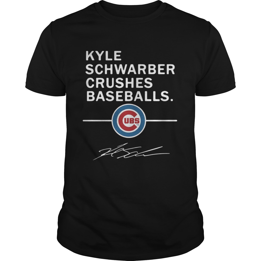 Kyle Schwarber Crushes baseball Chicago Cubs shirt
