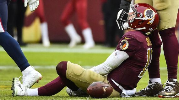 Redskins QB Alex Smith dealing with infection after complications from multiple surgeries