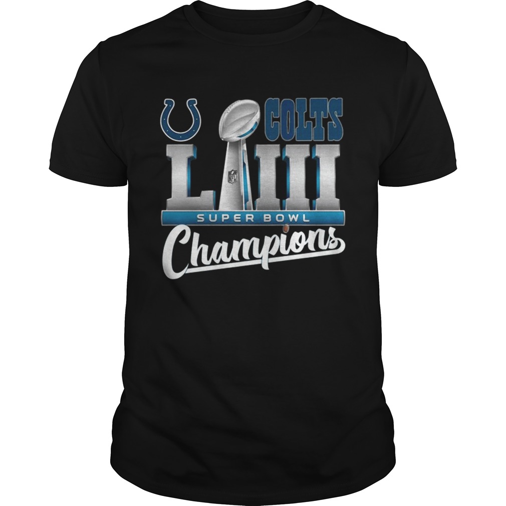 Colts LII super bowl champions shirt