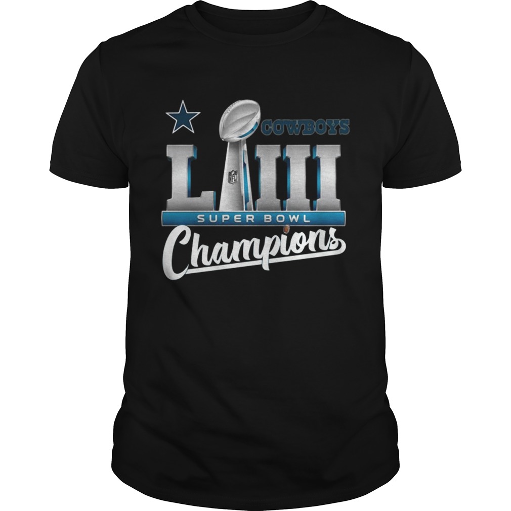 Cowboys LII super bowl champions shirt