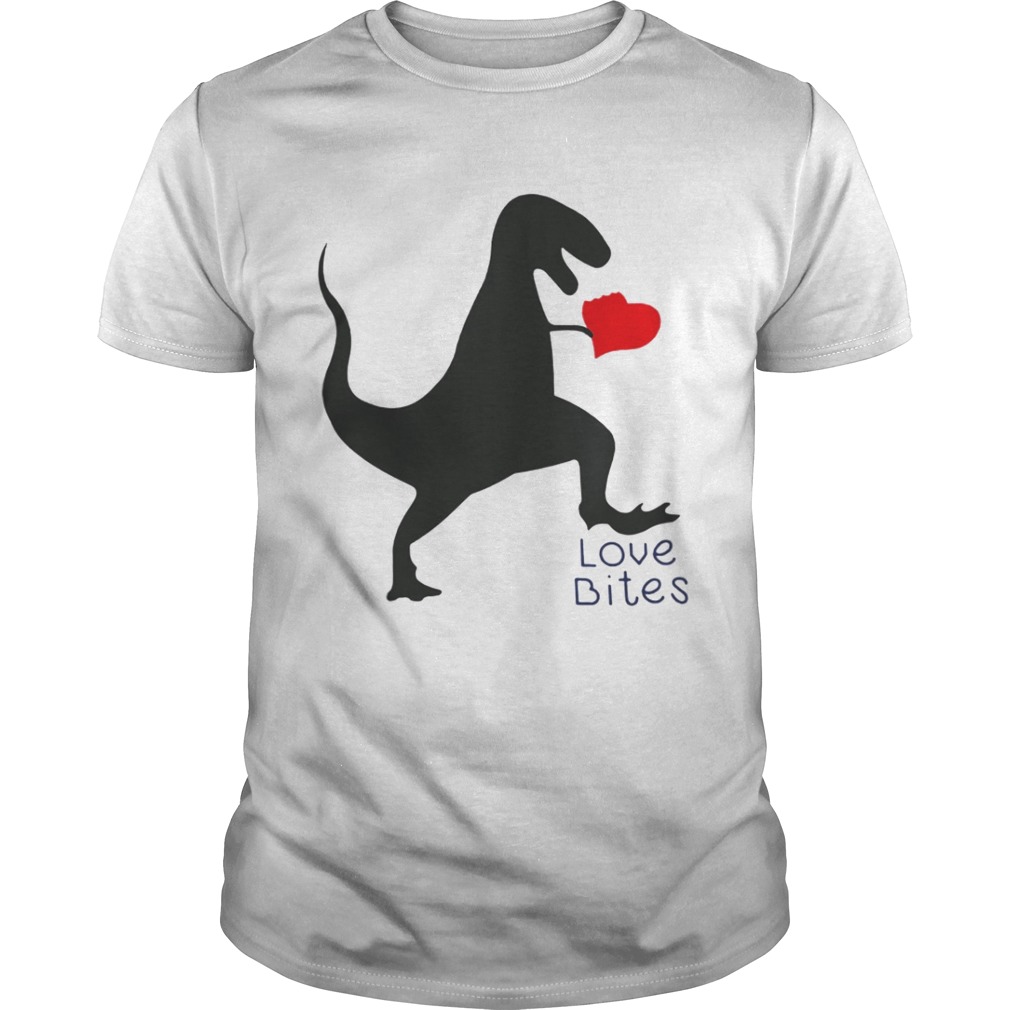 Dinosaurs love bites shirt