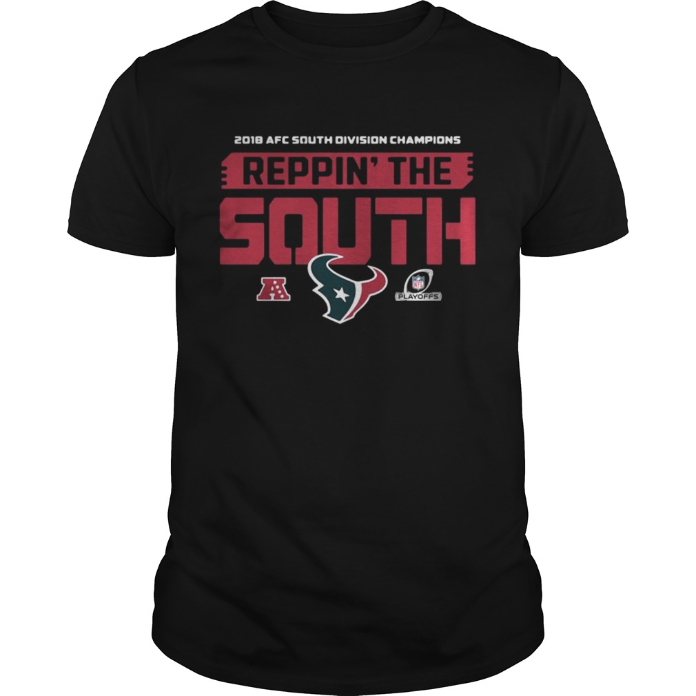 Houston Texans 2018 AFC south division champions reppin’ the south shirt