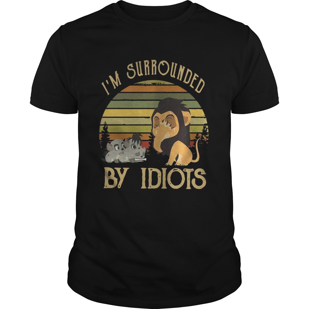 I’m surrounded by Idiots vintage shirt