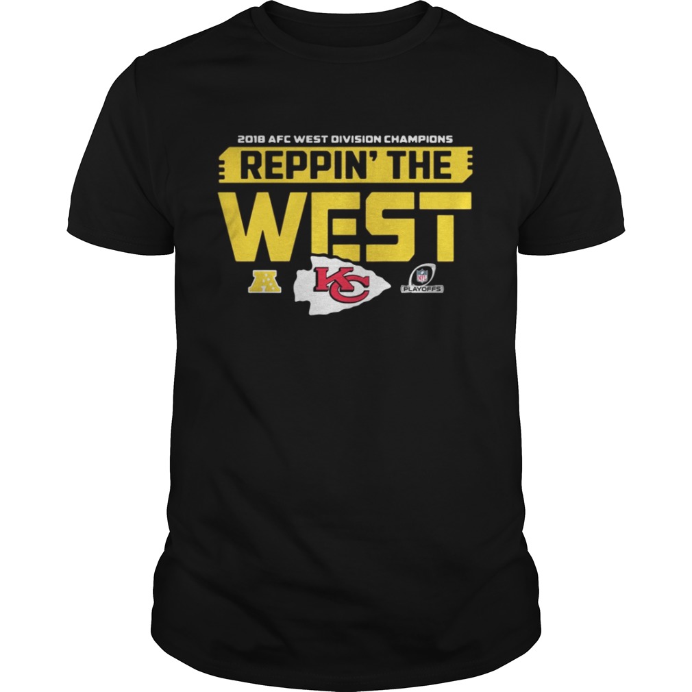 Kansas City Chiefs 2018 AFC west division champions Reppin’ the west shirt